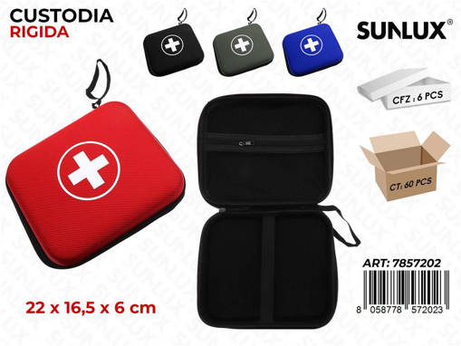 Sunlux Custodia Rigida Col.Ass 22*16.5*6Cm