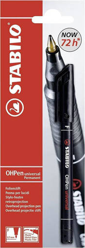 Stabilo - Marcatore OHPen Permanente Tratto Fine (0,7 mm) Nero