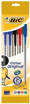 Bic - Penna Cristal 5 Pz 4 Colori Assortiti