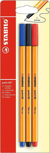 STABILO PENNA POINT 88 03 PZ 3 COLORI