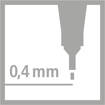 STABILO PENNA POINT 88 03 PZ 3 COLORI