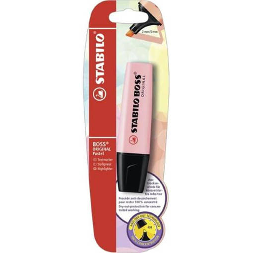 Stabilo Boss - Evidenziatore Pastello Rosa Antico