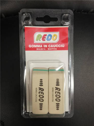 Redo - Blister Gomma Bianca in Caucciù 2 Pz