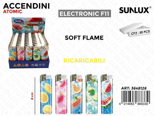 Accendini Fruits Ass. 8Cm 1 pezzo