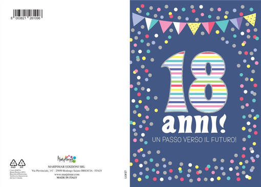 Marpimar - 18 Anni Fondo Blu LOF27