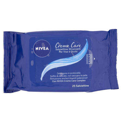 Nivea Salviettine Struccanti Viso E Occhi, Creme Care 25Pz
