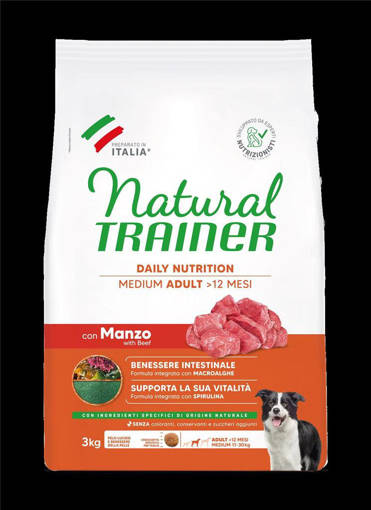 Natural Trainer Medium Manzo/Riso 3Kg