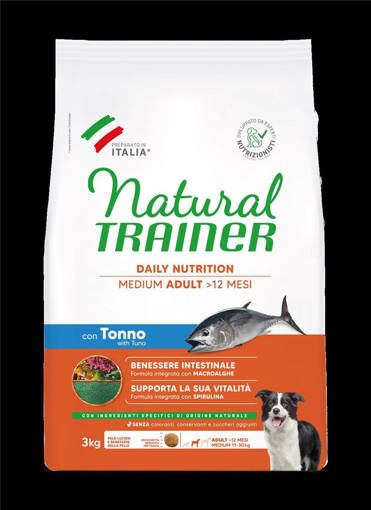 Natural Trainer Medium Adulto Tonno e Riso 3Kg