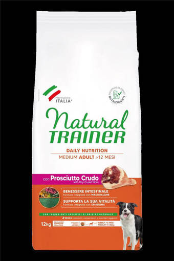 Natural Trainer Cane Prosciutto Crudo Medium Adulto 12Kg