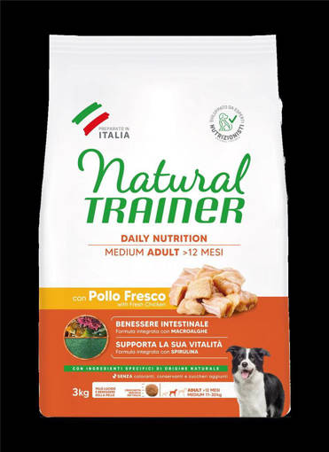 Natural Trainer Adulto Med Pollo 3Kg