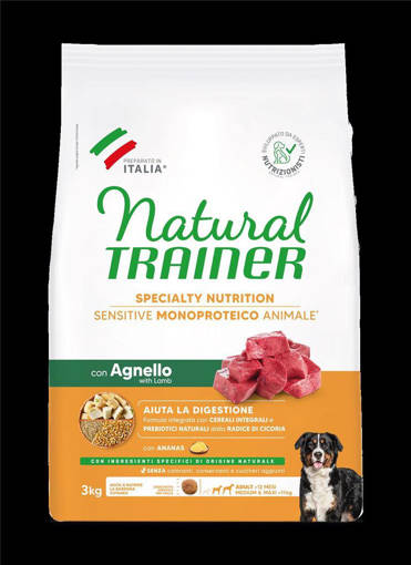 Natural Trainer No Gluten Agnello 3Kg