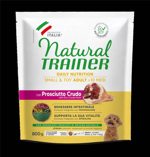 Natural Trainer Small Toy Prosciutto Crudo Riso 800G