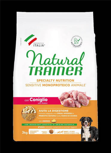 Natural Trainer No Gluten Coniglio 3 kg