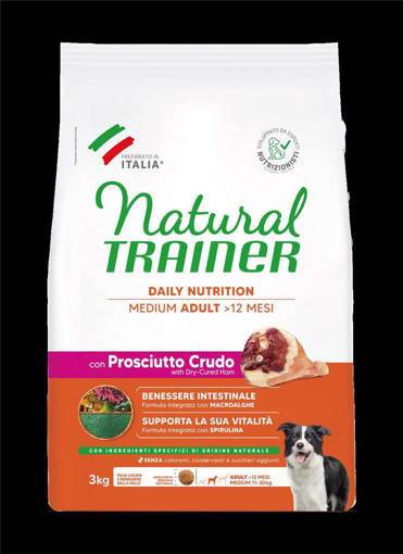 Natural Trainer Medium/Adulto kg 3 Prosciutto/Riso