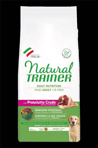 Natural Trainer Maxi Adulto Prosciutto Crudo 12 kg