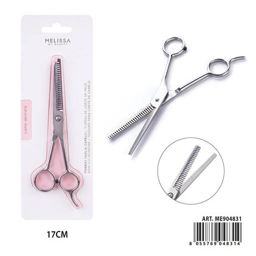 Melissa Forbici Capelli Acciaio Dentata 17Cm