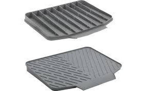 Metaltex Tappetino Sgocciolatoio 2 In 1 In Plastica Tpr Cm 40X33 Gravity-Double
