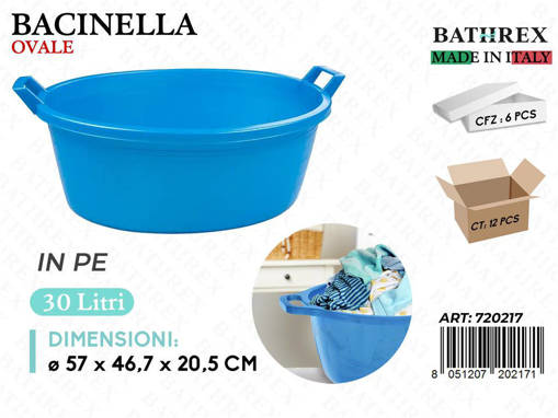 Bathrex Bacinella Ovale Pe D.50
