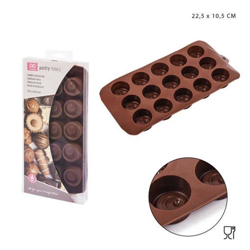 Dc Casa Stampo Cioccolatini Silicone 22.5X10.5Cm