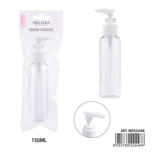 Melissa Dosatore Plastica Traspar. 150Ml Bianco