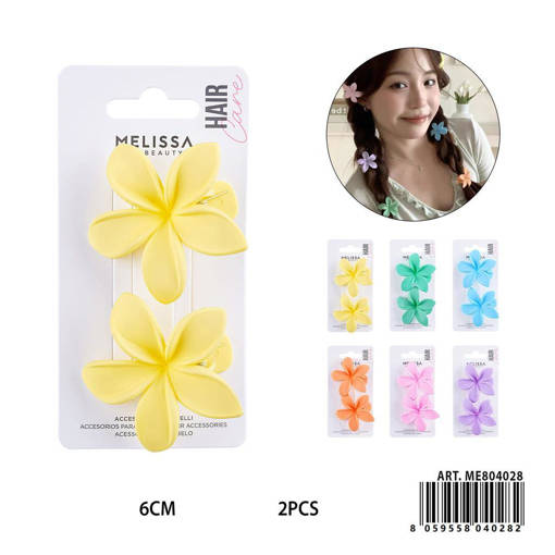 Melissa Clip Capelli F/Fiore 6Cm 2Pz