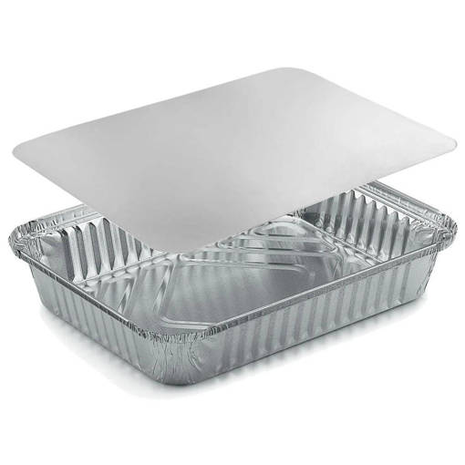 Kito Vaschette Alluminio 8 Porzione Con Cop. 2 Pz