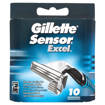 GILLETTE SENSOR RICAMBIO EXCEL 10