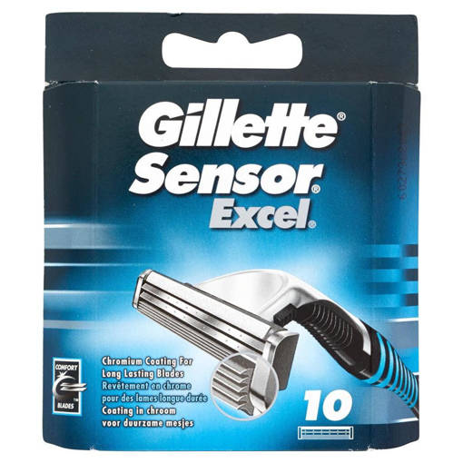 GILLETTE SENSOR RICAMBIO EXCEL 10