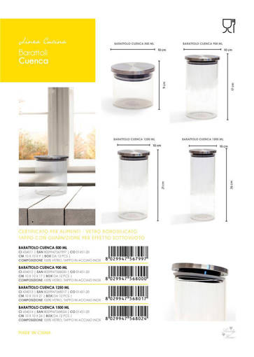 Barattolo Cuenca 1500 Ml