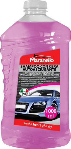Maranello Shampoo 1L C/Cera Liq.Fuxia F Luo Maranello shampoo Auto con CERA 1 litro Liq.Fuxia F Luo Maranello