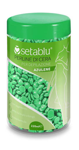 Setablu Perline di Cera per Depilazione 220ml AZULENE