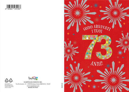Marpimar - Biglietto Eta' - 73 Anni NUF153