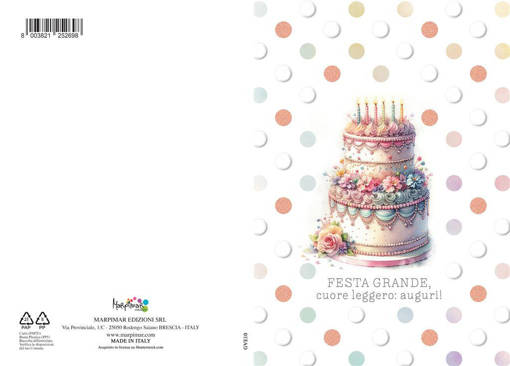 Marpimar - Compleanno Torta  Coloratia Rilievo GVE10