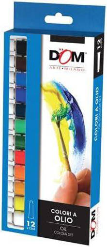 CWR - Colori A Olio - Scatola 12 Tubi Ml.12 - Col. Ass. E1386
