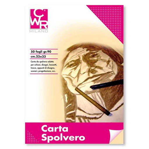 CWR - Carta Spolvero Gr. 90 - Blocco 50 Fogli Cm. 35X50 1033