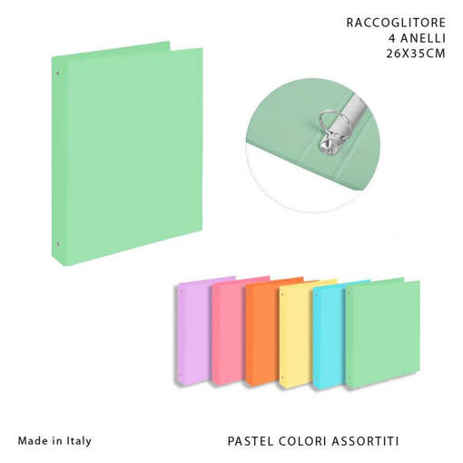 Pryma Raccoglitore 4Anelli 27X32Cm Pastel 0230273