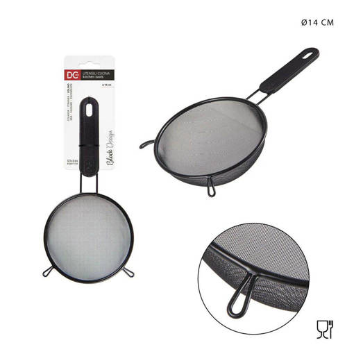 Dc Casa L/Black Colino Acciaio C/Man. 14Cm