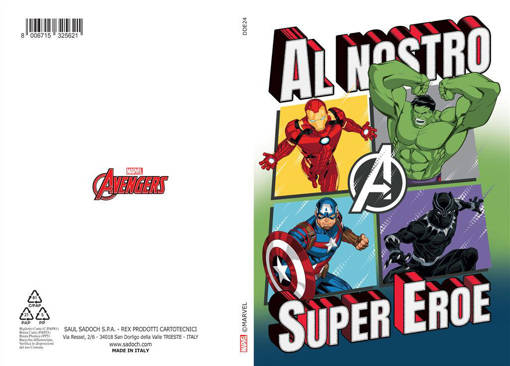 Marpimar - Biglietto Avengers DDE24