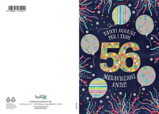 Marpimar - Biglietto Eta' - 56 Anni NUF136