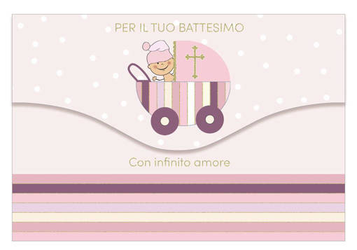 Marpimar - Battesimo Portasoldi Rosa SRE49