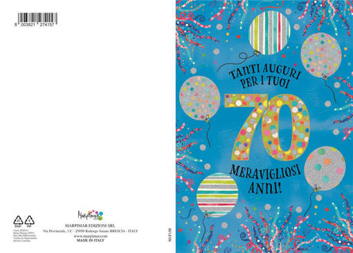 Marpimar - Biglietto Eta' - 70 Anni NUF150