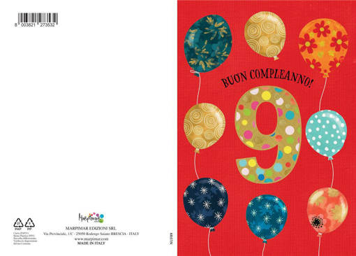 Marpimar - Biglietto Eta' - 9 Anni NUF89