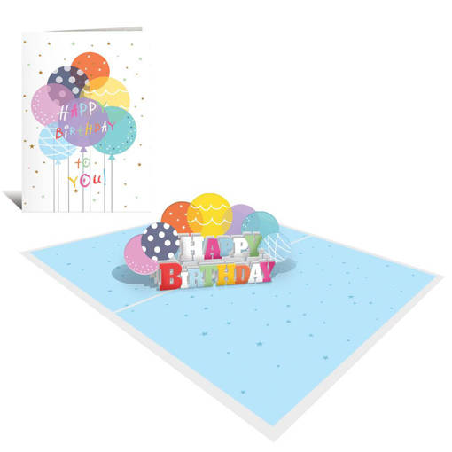 ORIGAMI B.ORIG.3D PALLONCINI HAPPY BDAY  23OR10