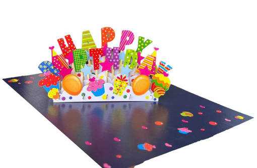 ORIGAMI KIRIGAMI HAPPY BIRTHDAY  ORF07