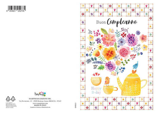 Marpimar - Compleanno Annaffiatoi Rilievo GVE13
