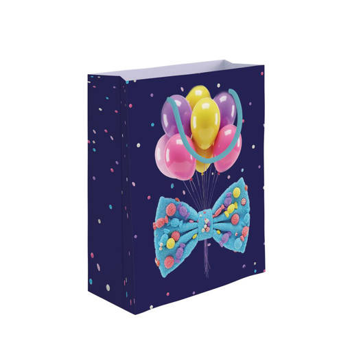 Marpimar - Shopper Palloncini Blu Formato Grande PLF34
