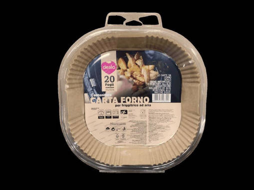 Dealo Carta Forno 20Pz 20*20 cm Quadrato