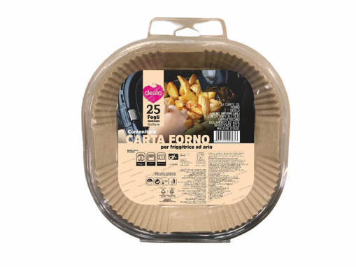 Dealo Carta Forno 25Pz 16*16 cm Quadrato