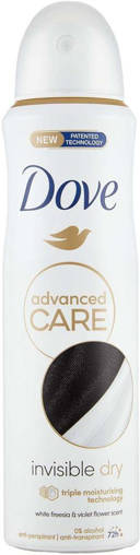 Dove Deo Spray 150 ml Invisible Dry