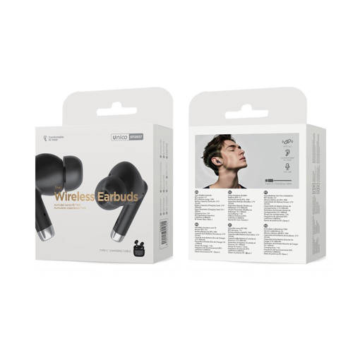 Unico Auricolari Bluetooth TWS In-ear nero Small Package